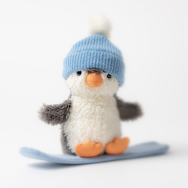Peluche Peanut Penguin Snowboarding
