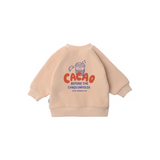 Sweatshirt Cacao Before Chaos Mini and Me Beige | Fleux | 4