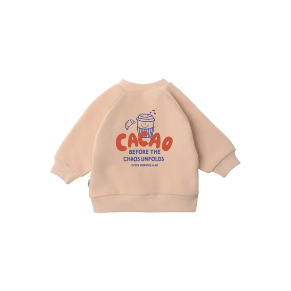 Sweatshirt Cacao Before Chaos Mini and Me Beige