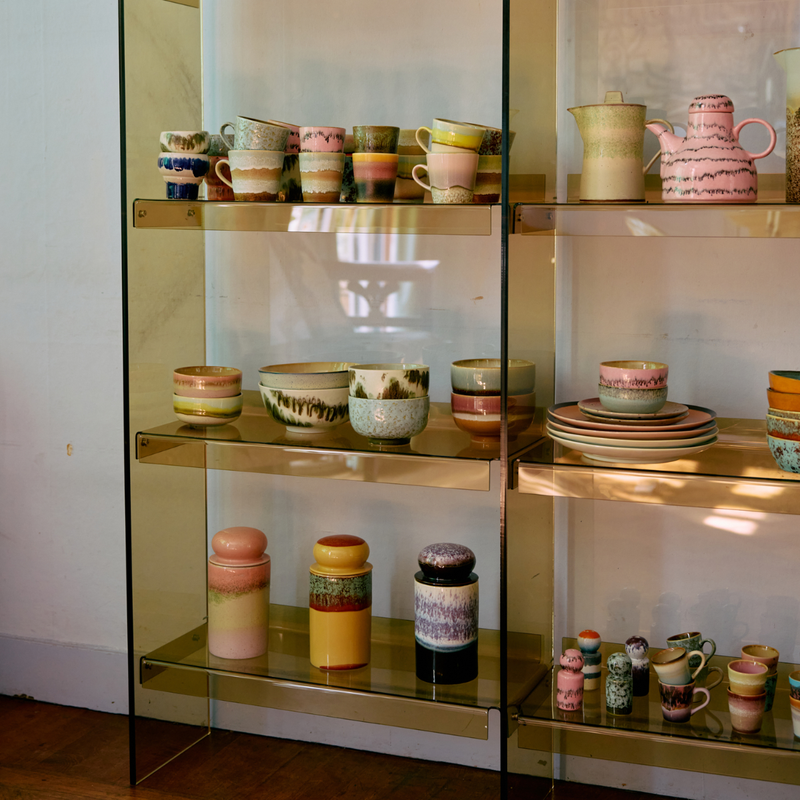 Set de 4 mugs Americano 70s Rococo