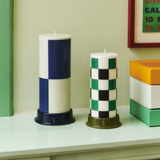 Bougie Colonne S - Vert Foncé Large | Fleux | 6