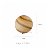 Lampe à poser en verre soufflé - Astrolis GM 25cm | Fleux | 17