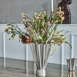 Vase HDFlood Fini Argent Brossé 33 x 23 cm | Fleux | 5