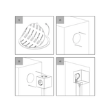 Square 1 avec USB-C 30W 1,8m - New Pink | Fleux | 9