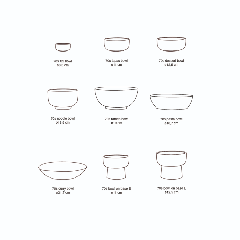 Bol Tapas 70S on Base S Patina