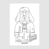 Coloriage - French Touch | Fleux | 12