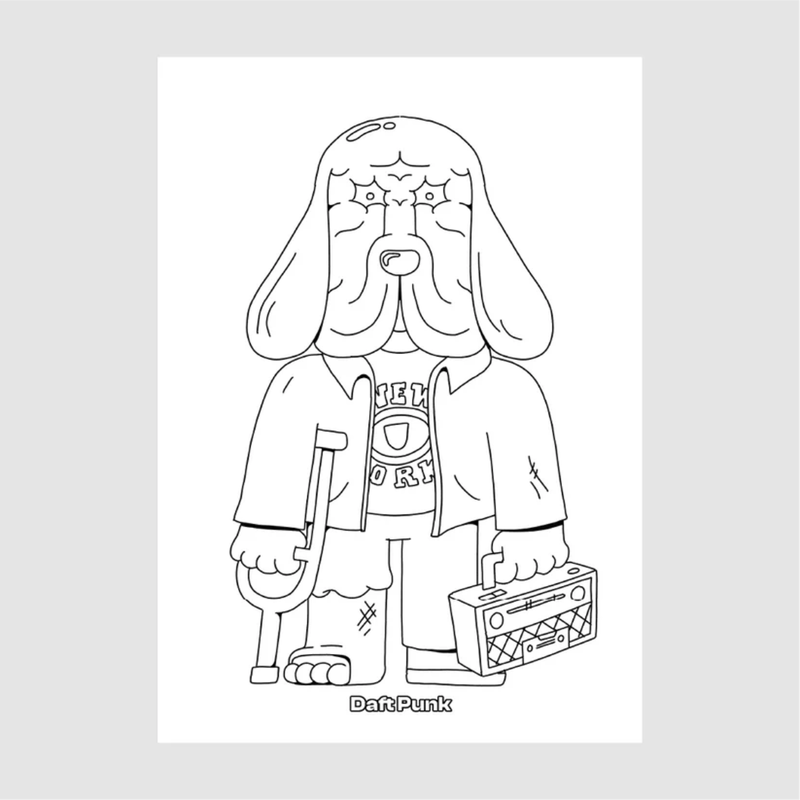 Coloriage - French Touch