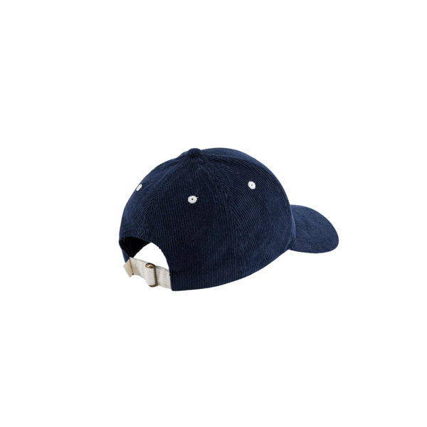 Casquette Velours Take it easy Bleu