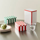 Boîte Tin L - Rouge et Blanc | Fleux | 5