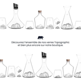 Carafe à spiritueux Topographique Mont Blanc | Fleux | 13