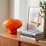 Lampe Ovalie - Verre Orange | Fleux | 7