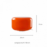 Lampe Livo Metal Chrome & Verre | Fleux | 11