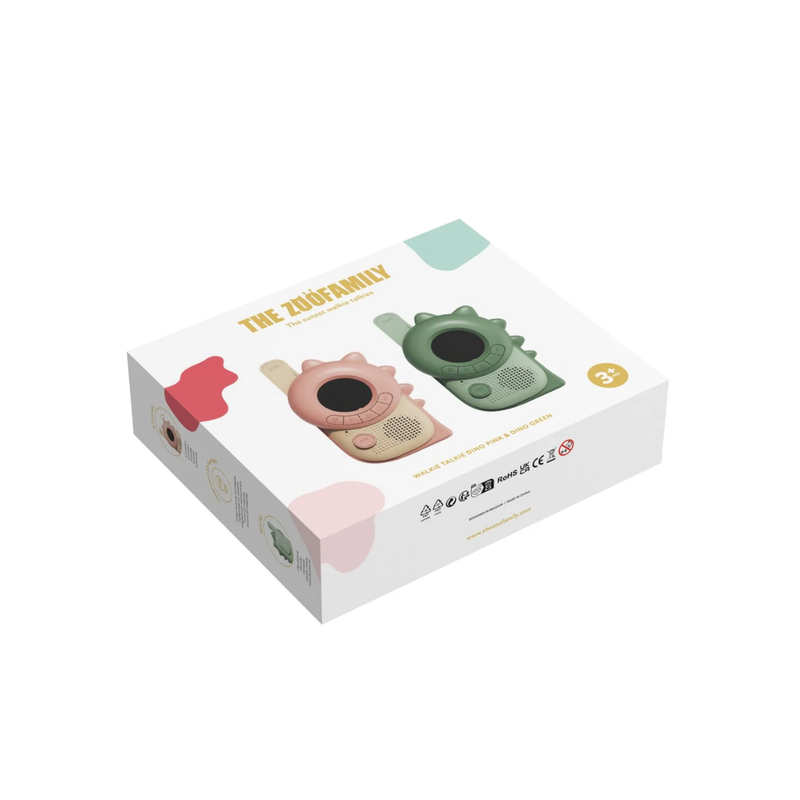 Talkie Walkie Zoo - Duo Dino Rose x Dino Vert