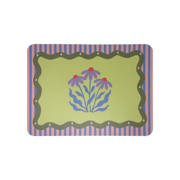 Set de table Bloomwish - 33 x 45 cm - Rose / Bleu