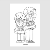 Coloriage - French Touch | Fleux | 13