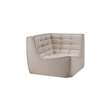 Module d'angle canapé N701 - écru tissu éco | Fleux | 9