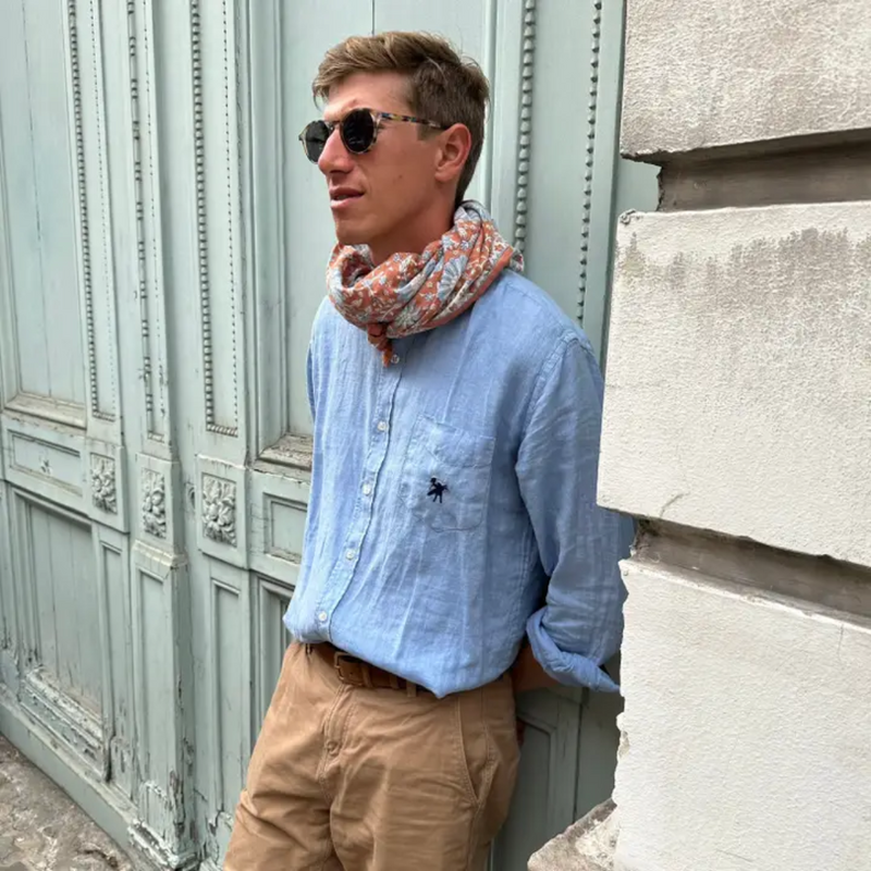 Foulard Delhi Mum Cannelle
