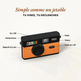 Appareil photo TimeLens® Orange | Fleux | 18