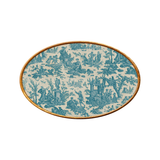 Set de table ovale Offrande à l'amour - Toile de Jouy | Fleux | 32