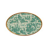 Set de table ovale Offrande à l'amour - Toile de Jouy | Fleux | 41