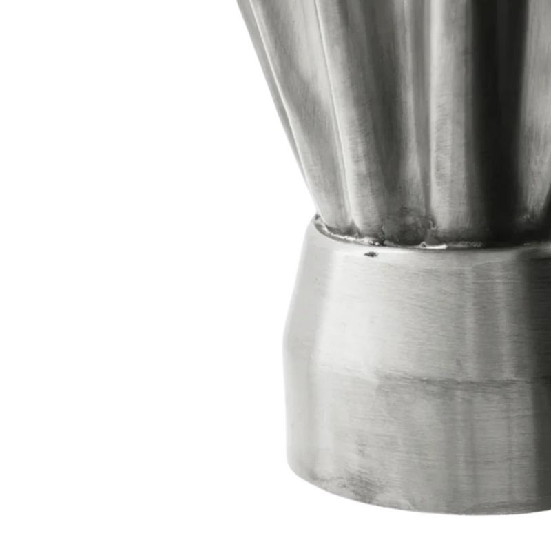 Vase HDFlood Fini Argent Brossé 33 x 23 cm