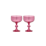 Set de 2 verres Cocktail - Rose | Fleux | 3
