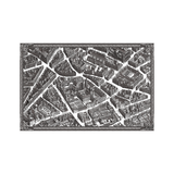 Set de table vinyle plan de Paris Turgot - Saint Germain | Fleux | 3