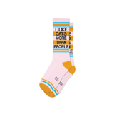 Chaussettes I Like Cats More Than People | Fleux | 9