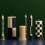 Bougie Colonne S - Vert Foncé Large | Fleux | 8