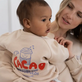 Sweatshirt Cacao Before Chaos Mini and Me Beige | Fleux | 6