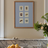 Affiche A3 Breakfast Set - Blue | Fleux | 4