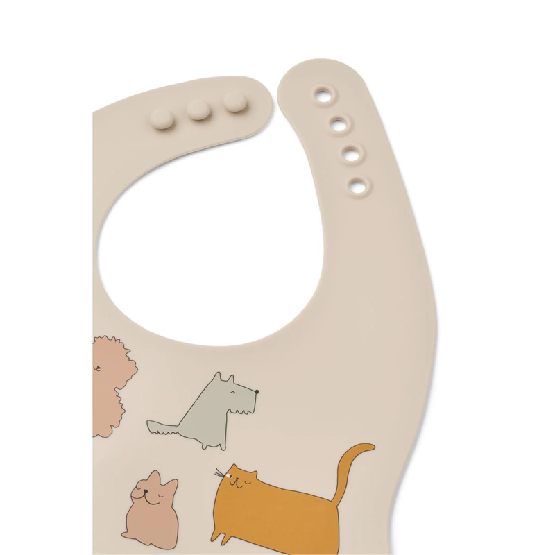 Set de 2 bavoirs Ember - Cats and dogs/Sandy