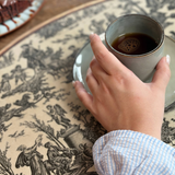 Set de table ovale Offrande à l'amour - Toile de Jouy | Fleux | 54