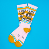 Chaussettes I Like Cats More Than People | Fleux | 10