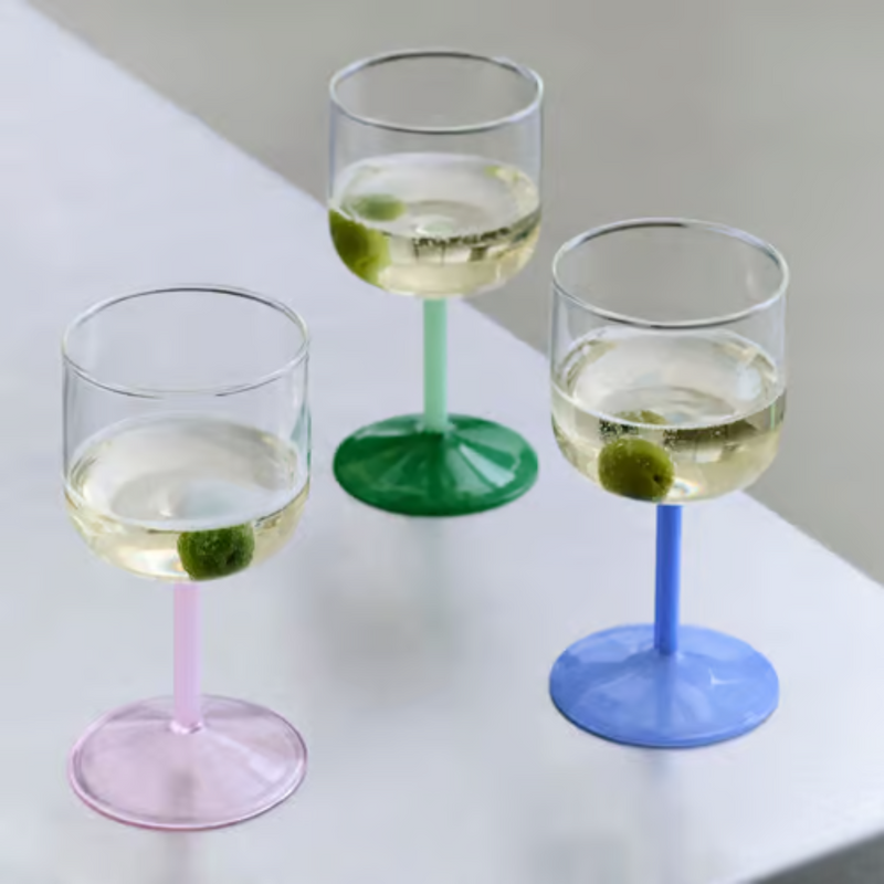 Set de 2 verres à vin - Tint Jade