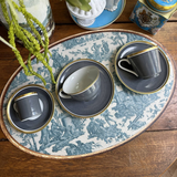 Set de table ovale Offrande à l'amour - Toile de Jouy | Fleux | 33