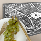 Set de table vinyle plan de Paris Turgot - Vendôme | Fleux | 4