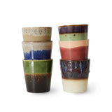 Set of 6 70's Grounding ceramic mugs | Fleux | 4