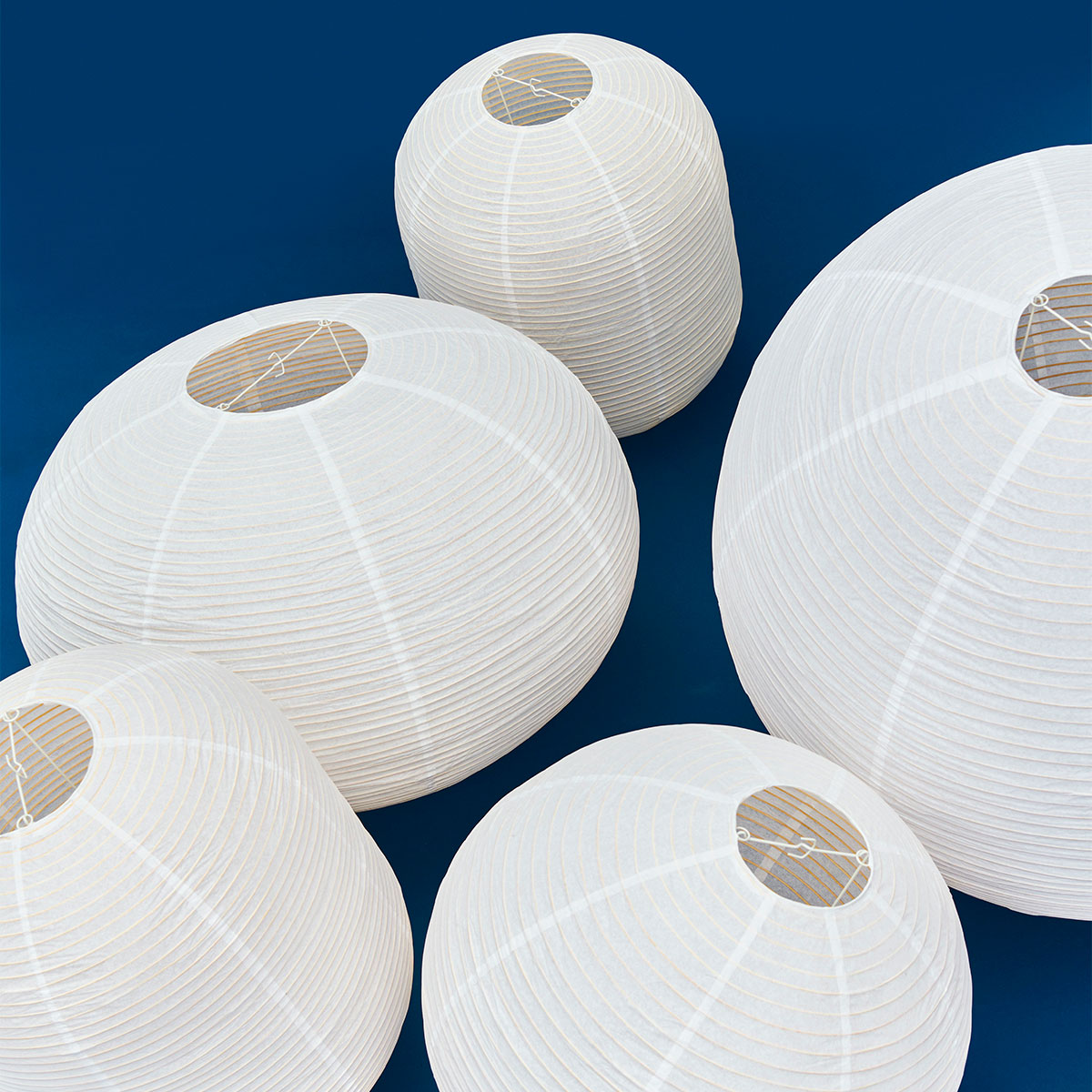 paper shade donut lampshade - classic white - hay | fleux – Fleux