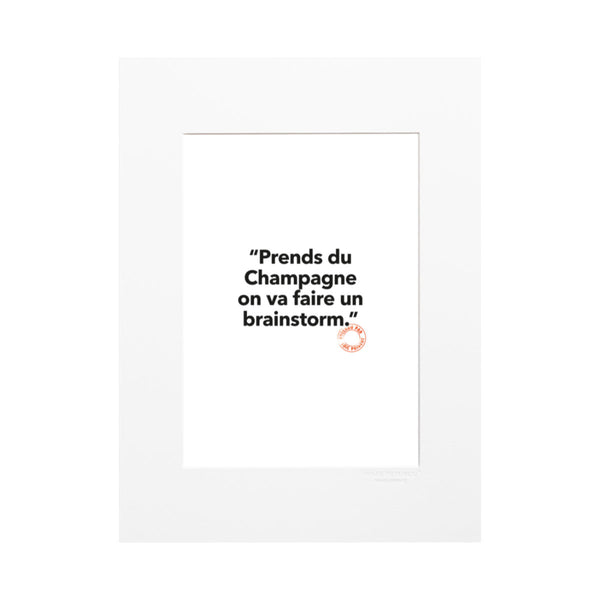 Loic Prigent 70 Brainstorm Poster - 30 x 40 cm