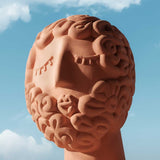 Buste Man - 24 cm x 20 cm x 45 cm - Terracotta | Fleux | 12