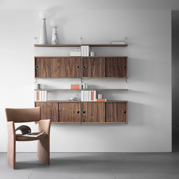 Cabinet Portes coulissantes - 78 x 30 x 42 cm - Chêne