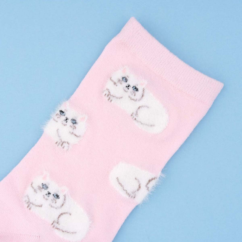 Chaussettes Chat Persan - Rose