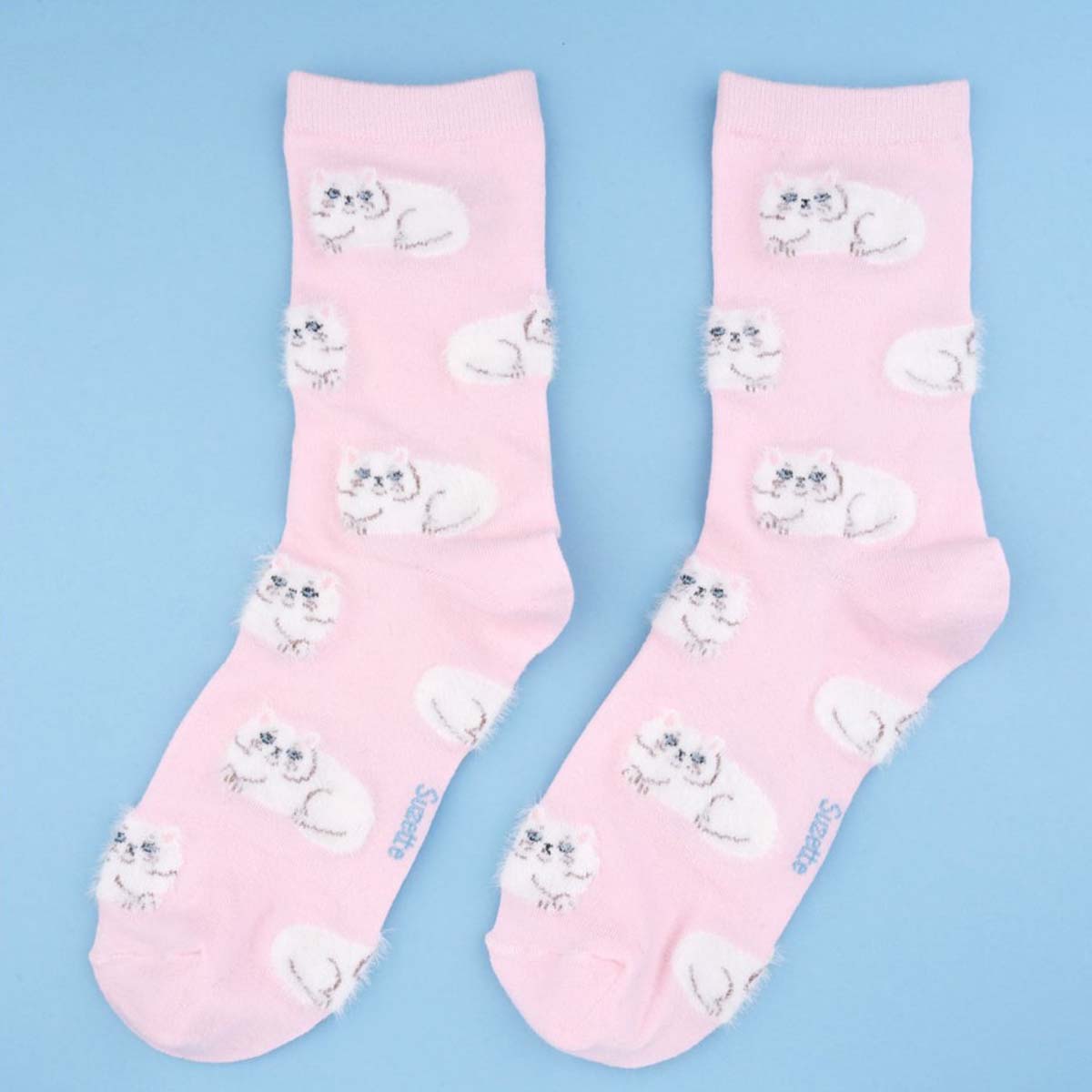 Chaussettes chat en lot de 5 paires - Chaussettes - au-chat-heureux Chaussettes chat en lot de 5 paires - Chaussettes - au-chat-heureux