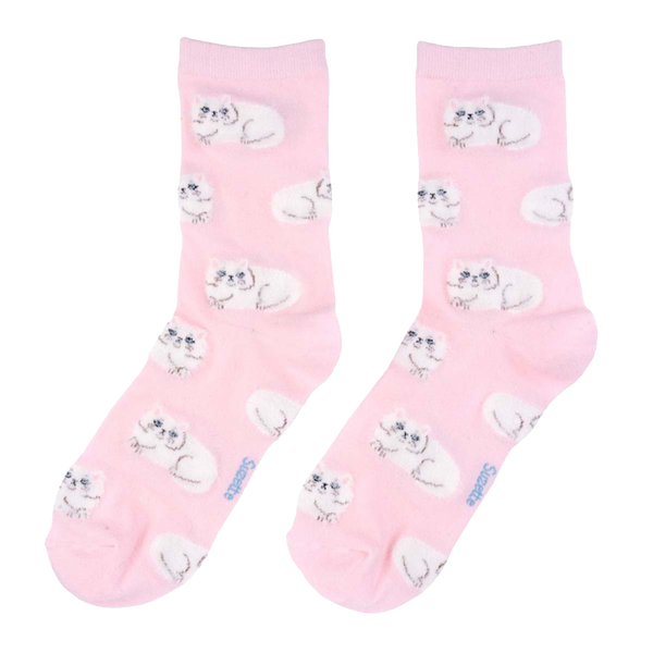 Chaussettes Chat Persan - Rose