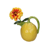 Vase Pichet Citron en faïence - Jaune - 17,5 x 13,5 x 19,5 cm | Fleux | 5