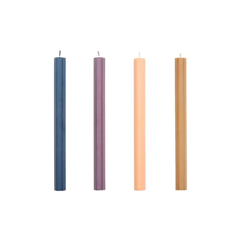 Set de 4 Bougies - Hexagon