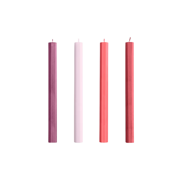 Set de 4 Bougies - Hexagon
