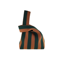 Sac Filippa à rayures Marron/Vert