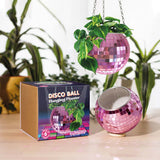 Jardinière suspendue Disco Ball - Rose | Fleux | 5